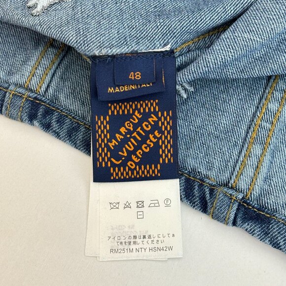 Louis Vuitton LV New Collection Animal Embroidered Denim Jacket Men's - Picture 14 of 14